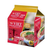 越南NISSIN日清越南河粉4連包 免煮牛肉雞肉沖泡湯河粉即食速食麵