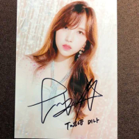 hand signed TWICE MINA autographed photo FEEL SPECIAL 5*7 092019N1