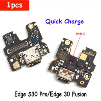 Tested For Motorola Moto Edge 30 Fusion / Edge S30 Pro USB Charger Charging Port Dock Connector Board Flex Cable With Microphone