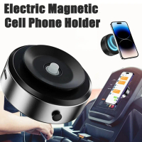 Magnetic Car Phone Holder, Universal, Multi-Function Bracket, Compatible with All Phones, Suitable f
