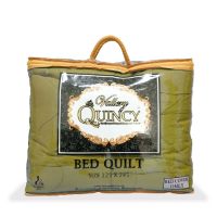 VALLERY QUINCY Bed Quilt/Bedcover Size 225x245 Bahan Lembut Nyaman Tidak Luntur Warna Elegan