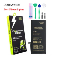 DORAYMI 2691mAh 8 Plus Phone Battery for Apple iPhone 8plus 8P Replacement Bateria Batteries+Tools