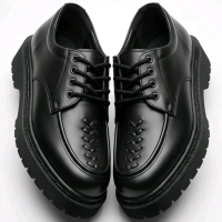 WassliKelly - Sepatu Rubicon Braja H2 - Low Boots Modern Hitam Pria Sole Tebal Anti Selip Nyaman Dip