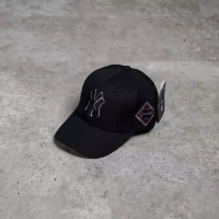MLB Topi MLB NY YANKEES OUTLINE ROSE GOLD BLACK CAP 100% ORIGINAL