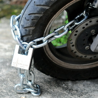05米車鎖配件大門公路加粗密碼防盜鏈條鎖1米鎖頭單車關節鎖鏈
