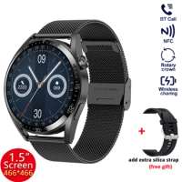 2023 New Bluetooth Call Smart Watch Men Waterproof Sport Fitness Tracker Weather Display Man Smartwatch For OnePlus Nord CE 3 Li