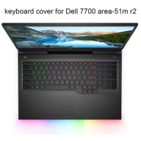 New Keyboard Covers for Dell G7 17 7700 Alienware AREA-51M R2 Gaming laptop TPU clear keyboards protective cover film Anti Dust