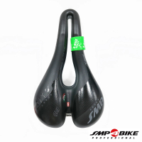 【SELLE SMP】義大利製 TRK Gel凝膠技術 輕薄休閒標準型自行車座墊 中型-黑