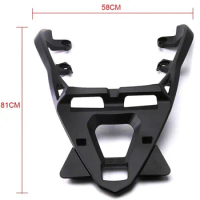 For XMAX300 Motorcycle Non-destructive Installation Side Box Tail Quick-unpack Rear Luggage Rack Shelf Trunk Bracket