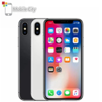 Apple iPhone X Unlocked Smartphone 5.8Inch A11 4G LTE 64GB/256GB ROM 3GB RAM 12MP Dual Rear Camera Support Face ID Mobile Phone