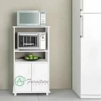 Lemari Dapur Kayu Minimalis Gatley - Kayu Mahoni