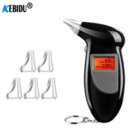 Digital Breath Alcohol Tester With Audible Alert Safe Driving With Key Chain Quick Response Alcohol Detector Hot Selling