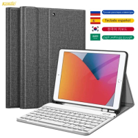 Keyboard For iPad Air 4 5 Case With Pencil Holder iPad 10.2 7th 8th 9th Generation Case For iPad Pro 11 Case 2021 Case keyboard