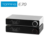 TOPPING E70 ES9028Pro Decoder Bluetooth 5.1 XU316 Support 32Bit/768kHz DSD512 RCA XLR Output with Remote Control DAC
