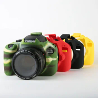 Soft Silicone Armor Camera Body Case For Canon EOS 4000D 3000D Shockproof Rubber Cover