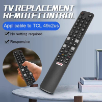 TCL รีโมทคอนโทรลสำหรับ TCL TV รุ่น ARC802N YA12 RC3000E02M13 ใช้งานได้กับ TCL 49c2us ไม่ต้องตั้งค่า