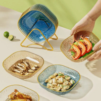 【COD】Piring Makanan Diamond / Piring Buah dan Snack Dapur Kitchenware / Holder Piring Buah Snack Dis