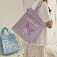 【SANRIO 三麗鷗】萌趣三麗鷗大容量補習袋手提袋 可裝A4(酷洛米/大耳狗/美樂蒂/凱蒂貓/帕恰狗/人魚漢頓)
