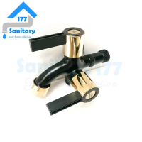 Kran cabang shower minimalis Gold Black grv-keran air stainless double hitam dua dobel shower kamar 