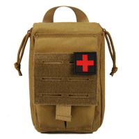 Tactical MOLLE Medical Pouch Rip-Away EMT First Aid Pouch IFAK Trauma Kit Organizer EDC Hutning Camping Survival Bag