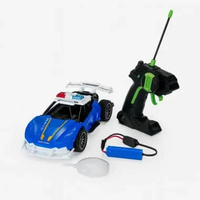 VincLux Mainan Mobil polisi remote control - Police car spray rc Best Seller RC Polisi Spray Biru