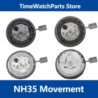 Japan Seiko NH35 Mechanical Movement Self-widing High Accuracy Movement 3 olock 24 Jewels NH35 Automatic Movt Watch Mod Parts