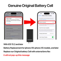 Original Battery Cell Replacement for iphone XS Max no bms no flex battery health fix repair