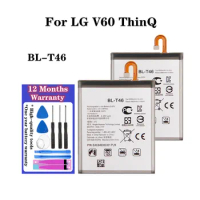 High Quality 5000mAh BLT46 BL-T46 Replacement Battery For LG V60 ThinQ 5G LMV600VM V600VM V600QM5 BL T46 Phone Battery + Tools