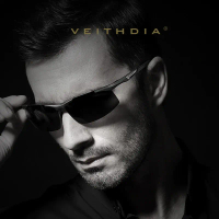 MALAKU MALL VEITHDIA Kacamata Retro UV400 Polarized Sunglasses - 6562