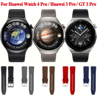 22mm Leather Strap For Huawei Watch 4 Pro Wrist Strap For Huawei Watch GT 3 Pro /GT3 SE GT 2 GT2 Pro 46mm Watchband Bracelet
