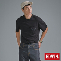 EDWIN EDGE口袋短袖T恤-男款 黑色