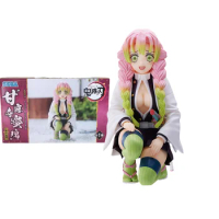 SEGA Original Demon Slayer Anime Figure PM Kanroji Mitsuri Squatting Action Figure Toys for Kids Gift Collectible Model Dolls