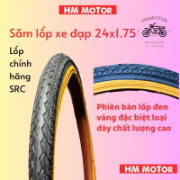 Săm lốp xe đạp 24x1.75 phiên bản đặc biệt màu đen vàng chất lượng cao xe đạp mini, xe đạp thể thao