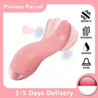 Pemanasan Lidah Buatan Menjelat Pijat Mainan Dewasa untuk Wanita 10 Frekuensi Pink