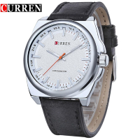 CURREN 卡瑞恩8168-懷舊時尚商務三針圓形手錶