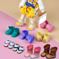 Ob11 Doll Shoes Star Rain Boots Rubber Shoes Fit for Obitsu11,Gsc, Ymy Body, 1/12bjd Clog Shoes Doll Accessories Boy Girl Gift