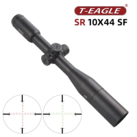 Fixed Riflescope for Airgun, Tactical Rifle Scope for Hunting, Spotting Optical Collimator PCP Airsoft Sight, SR10X44 SF Optics