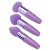 3 Pcs Sponge Blender Beauty Pen Miss Travel Makeup Brushes Face Tool Emulsion Powder Puffs Pens