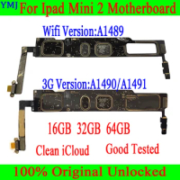 Mainboard A1489 Wifi &amp; A1490/A1491 3G Version For IPad MINI 2 16g/32g/64g Motherboard Original Unlock Logic Board 100% Tested