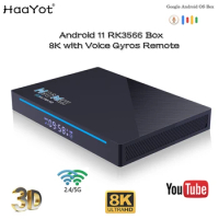 Android 11 Smart TV Box Rk3566 8K Ultra HD Google Voice Play Netflix BT Gyros Remote H96 Max 8GB Ram Set Top Box Media Player