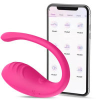 Wireless APP Remote Control Bluetooth G Spot Dildo Vibrator Wear Vibrating Panties Adult Sex Toys Vibrator Wearable for Women