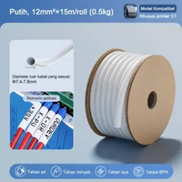 NIIMBOT C1 Tabung Penanda Kawat PVC, Tabung Bunga Plum dengan Gigi Internal, Selongsong Porselen Put