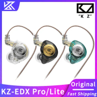 Original KZ EDX PRO/Lite Dynamic Earphones HIFI Heavy Bass Surround In Ear IEM Monitor Headphones Wired Sport Game Music Headset