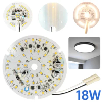 3.94 Inch LED Retrofit Kit 18W 1530LM Dimmable Ceiling Fan LED Light Replacement Ceiling Flush Light Replacement Panel