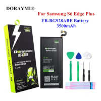 DORAYMI EB-BG928ABE Phone Battery for Samsung Galaxy S6 Edge Plus S6Edge+ Bateria 3500mAh Replacement Batteries