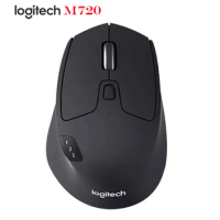Logitech-M720 wireless gaming mouse 2.4GHz Bluetooth 1000DPI suitable for laptop, office and home computer mice