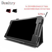 For NVIDIA SHIELD Tablet K1 8.0 cover Ultra Slim Flip leather cover for 2015 Nvidia Shield K1 / 2014 Shield 2 Tablet case +Pen