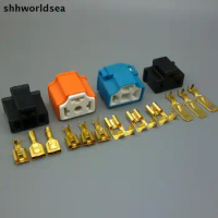 Shhworldsea H4 9003 HB2 3 Pin 7.8mm Car Headlight Extension connector Auto Lamp Connector Plug Bulb Ballast Adaptor socket