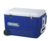 60L80L戶外保溫箱冷藏箱車載外賣冰桶海釣魚保鮮冰桶大號冷鏈外賣