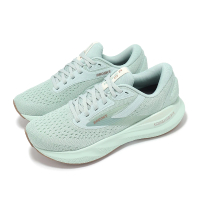 【BROOKS】慢跑鞋 Adrenaline GTS 24 女鞋 薄荷綠 腎上腺素 回彈 緩衝 運動鞋(1204261B445)